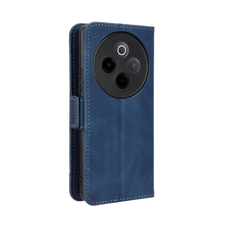 For vivo T4 5G / iQOO Z10 5G Global Skin Feel Calf Texture Card Slots Leather Phone Case