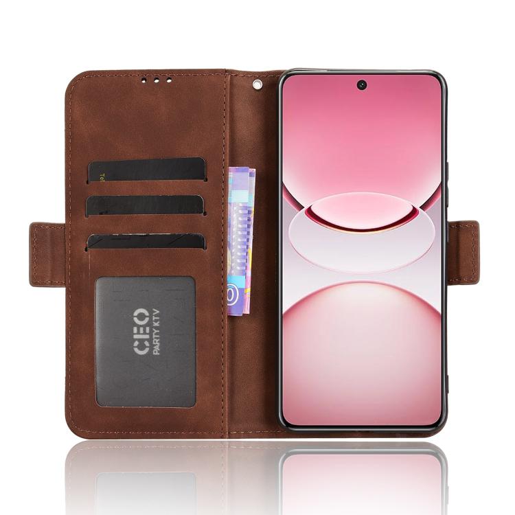 For vivo T4 5G / iQOO Z10 5G Global Skin Feel Calf Texture Card Slots Leather Phone Case