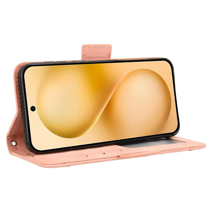 For vivo X200 FE / S30 Pro mini Skin Feel Calf Texture Card Slots Leather Phone Case