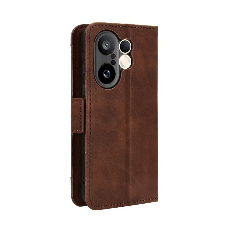 For vivo X200 FE / S30 Pro mini Skin Feel Calf Texture Card Slots Leather Phone Case