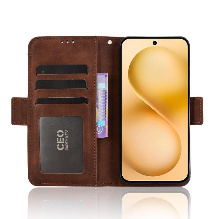 For vivo X200 FE / S30 Pro mini Skin Feel Calf Texture Card Slots Leather Phone Case