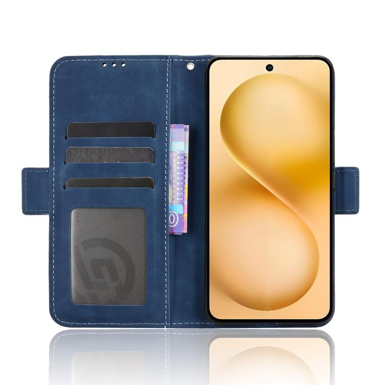 For vivo V60 5G Skin Feel Calf Texture Card Slots Leather Phone Case