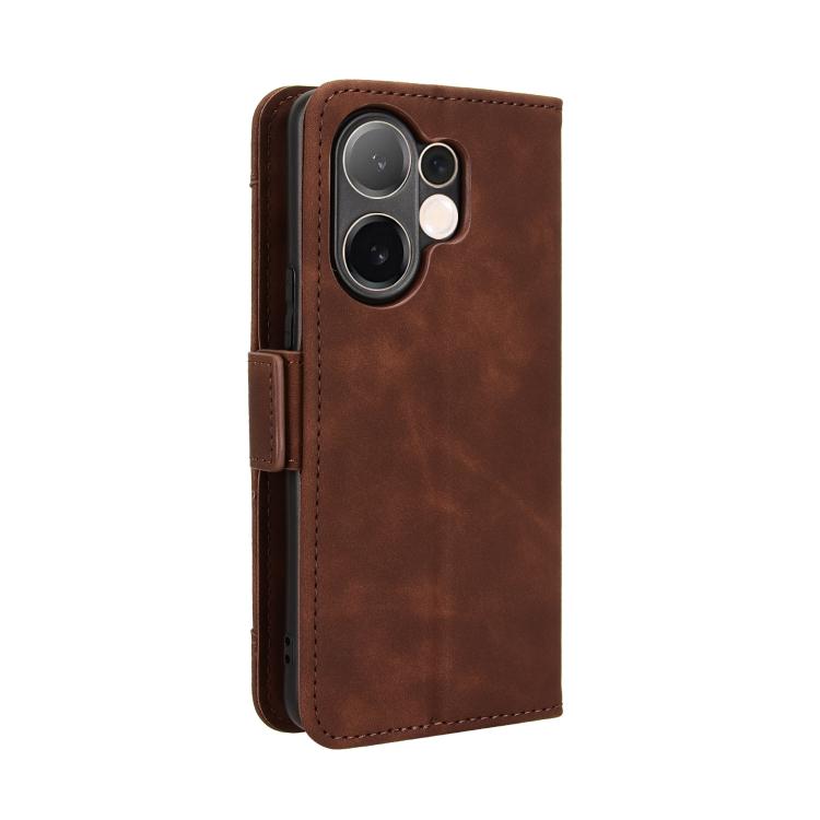 For vivo V60 5G Skin Feel Calf Texture Card Slots Leather Phone Case