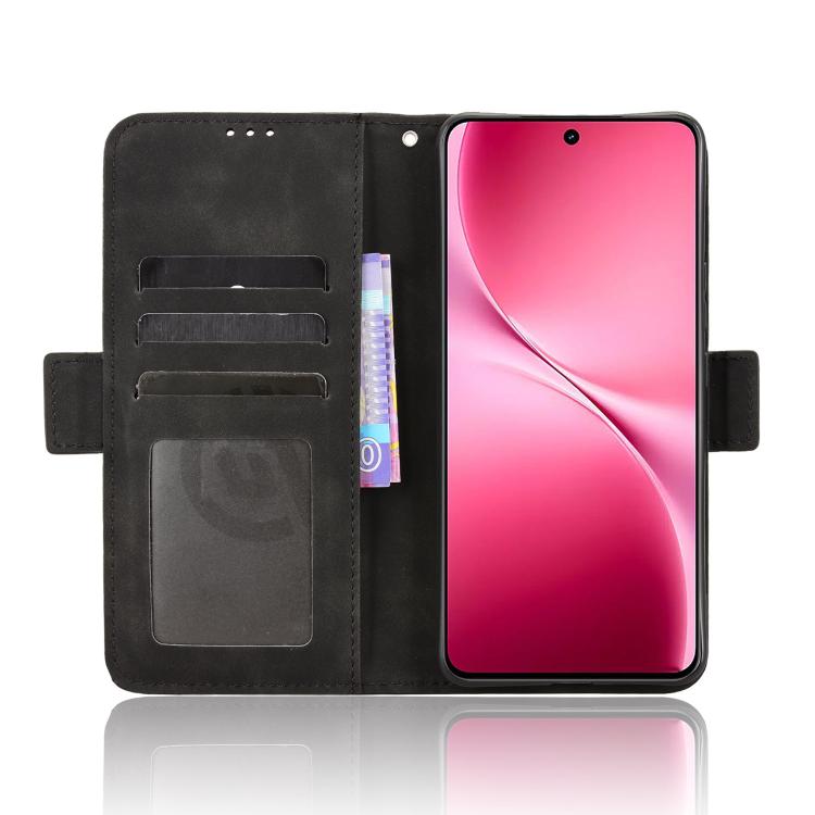 For vivo V60 Lite 4G / 5G Skin Feel Calf Texture Card Slots Leather Phone Case