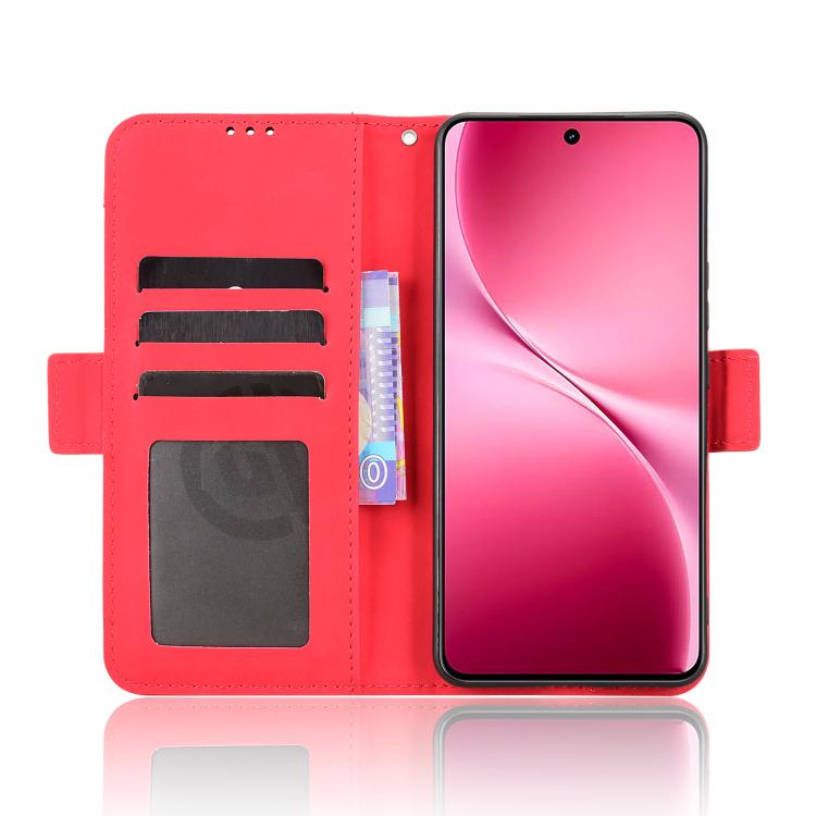 For vivo V60 Lite 4G / 5G Skin Feel Calf Texture Card Slots Leather Phone Case