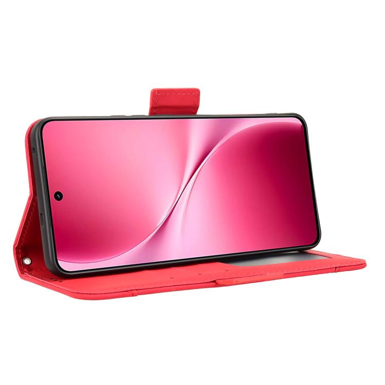 For vivo V60 Lite 4G / 5G Skin Feel Calf Texture Card Slots Leather Phone Case
