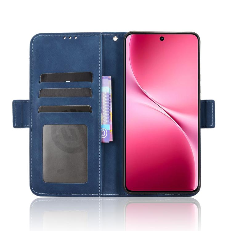 For vivo V60 Lite 4G / 5G Skin Feel Calf Texture Card Slots Leather Phone Case