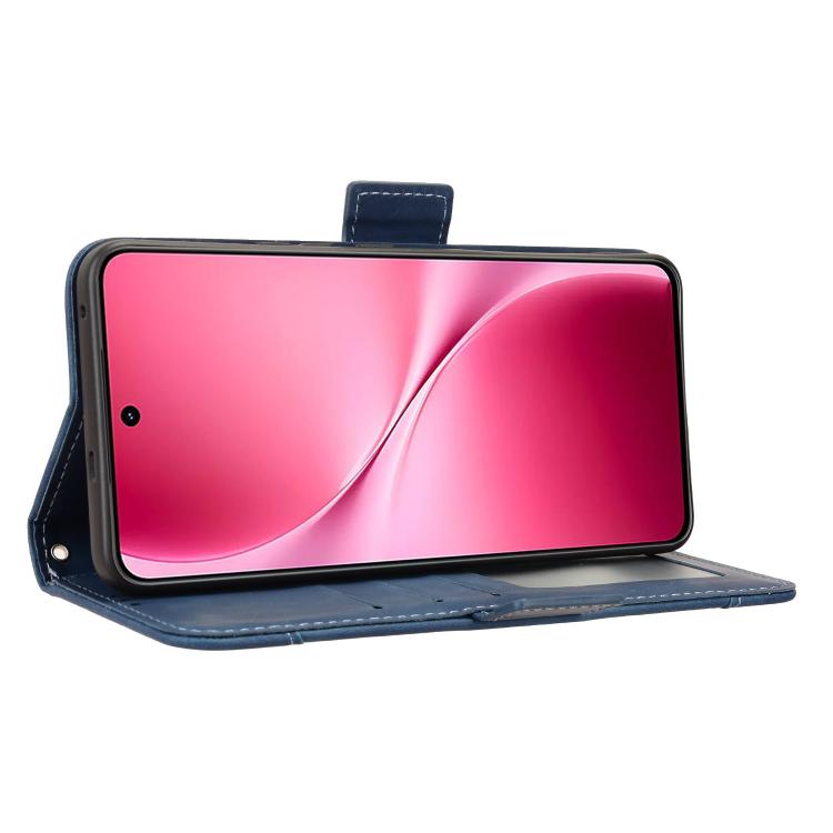 For vivo V60 Lite 4G / 5G Skin Feel Calf Texture Card Slots Leather Phone Case