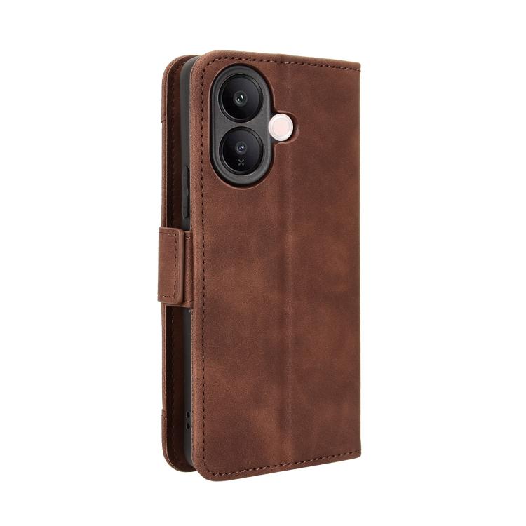 For vivo V60 Lite 4G / 5G Skin Feel Calf Texture Card Slots Leather Phone Case