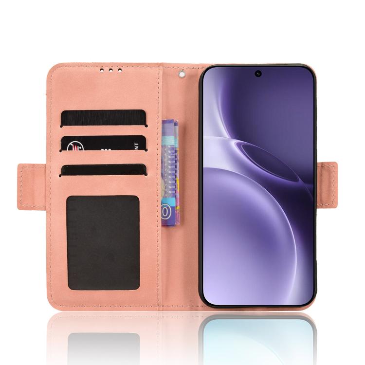 For vivo X300 Pro Skin Feel Calf Texture Card Slots Leather Phone Case