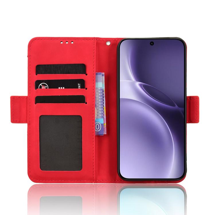 For vivo X300 Pro Skin Feel Calf Texture Card Slots Leather Phone Case