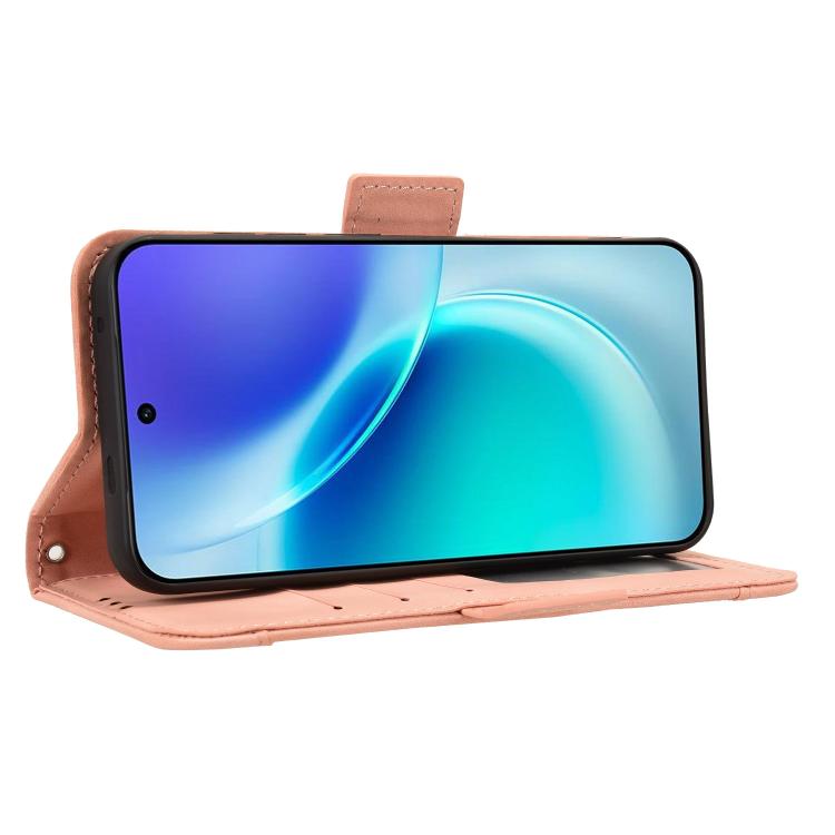 For vivo X300 Skin Feel Calf Texture Card Slots Leather Phone Case