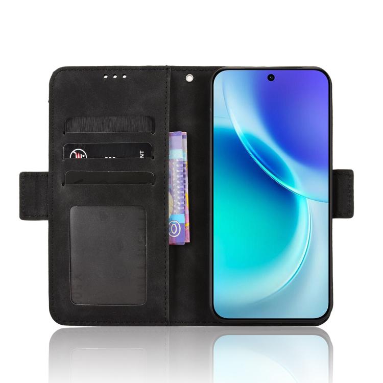 For vivo X300 Skin Feel Calf Texture Card Slots Leather Phone Case