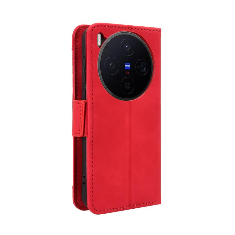 For vivo X300 Skin Feel Calf Texture Card Slots Leather Phone Case