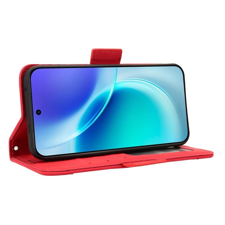 For vivo X300 Skin Feel Calf Texture Card Slots Leather Phone Case