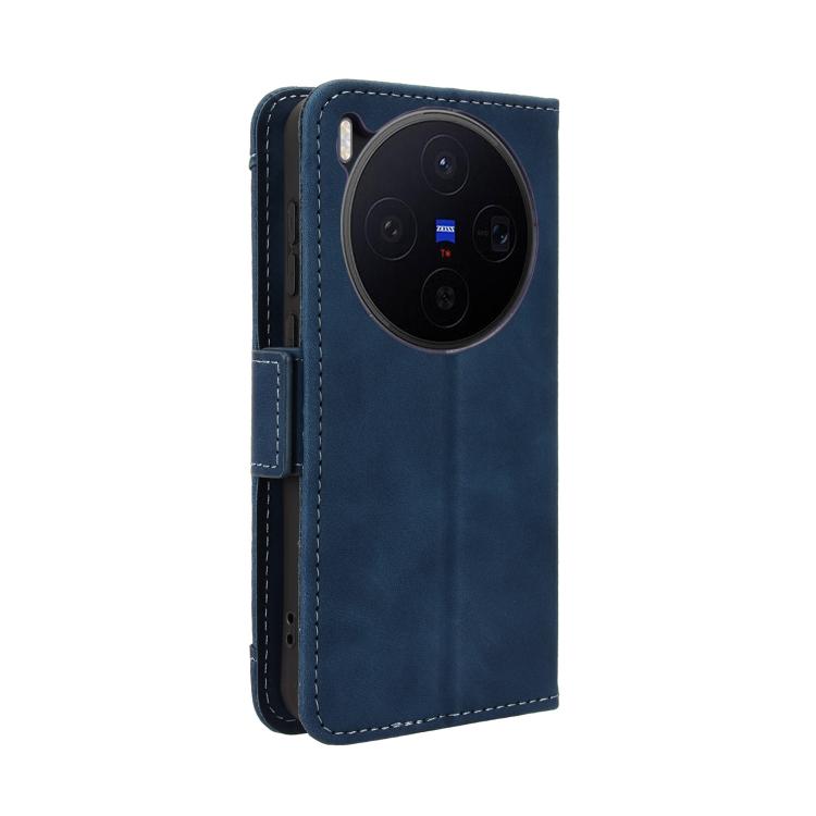 For vivo X300 Skin Feel Calf Texture Card Slots Leather Phone Case