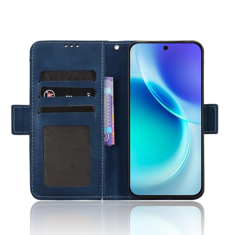 For vivo X300 Skin Feel Calf Texture Card Slots Leather Phone Case