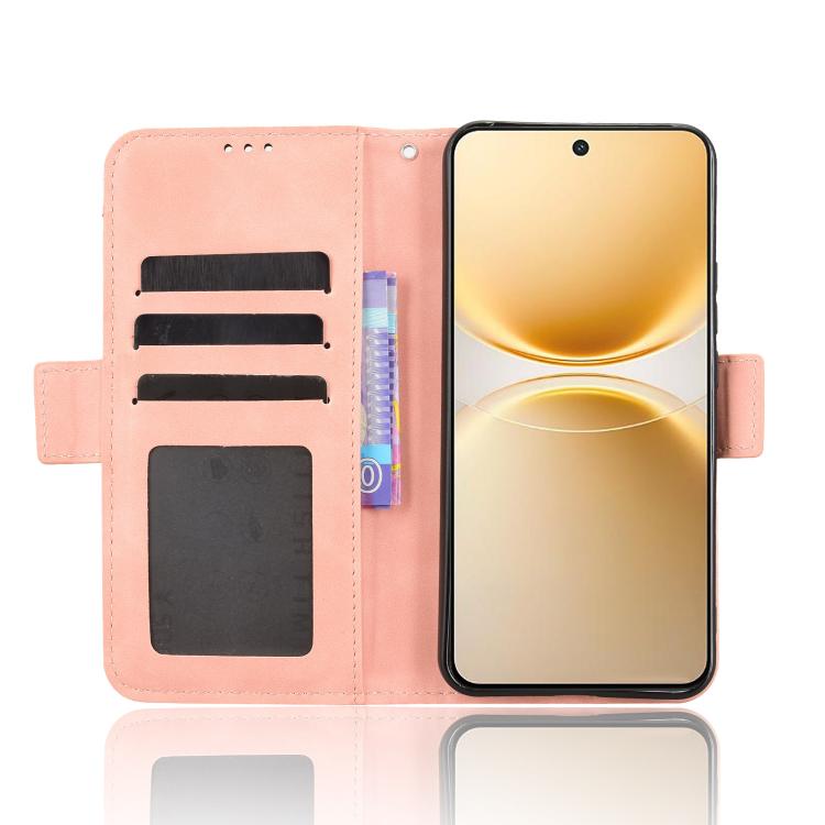 For vivo Y500 Pro 5G Skin Feel Calf Texture Card Slots Leather Phone Case