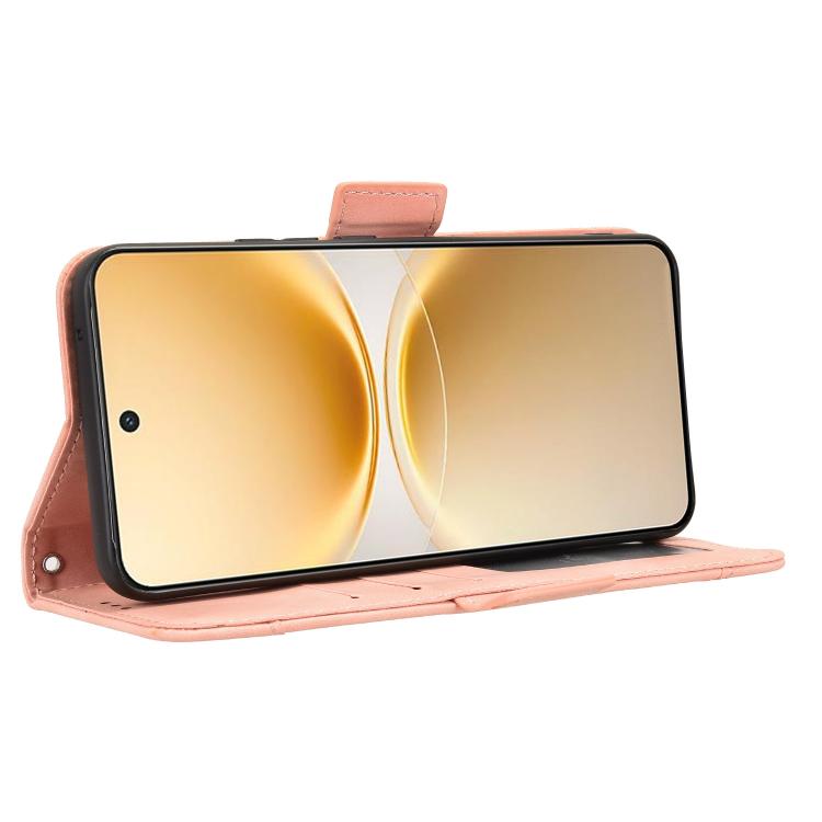 For vivo Y500 Pro 5G Skin Feel Calf Texture Card Slots Leather Phone Case