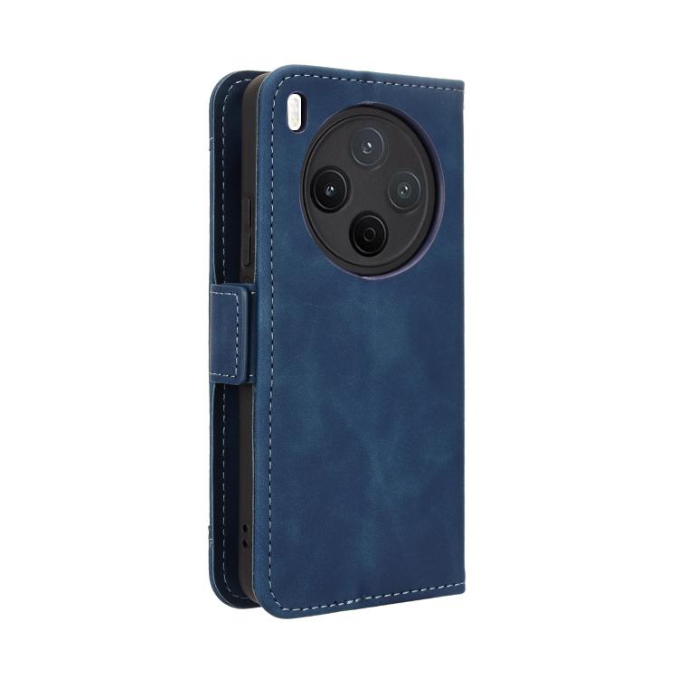 For vivo Y500 Pro 5G Skin Feel Calf Texture Card Slots Leather Phone Case