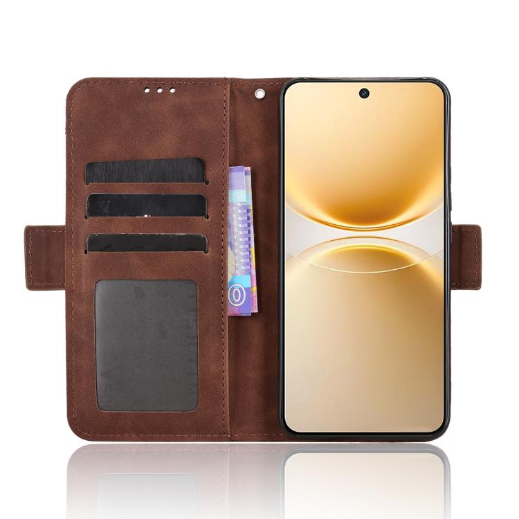 For vivo Y500 Pro 5G Skin Feel Calf Texture Card Slots Leather Phone Case