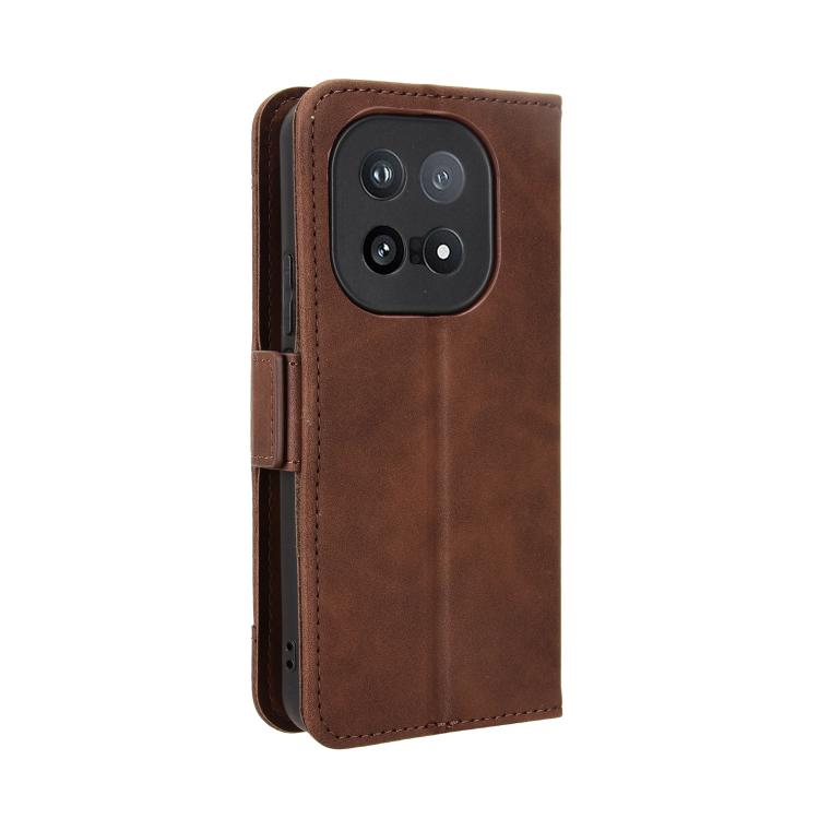 For vivo iQOO 15 5G Skin Feel Calf Texture Card Slots Leather Phone Case