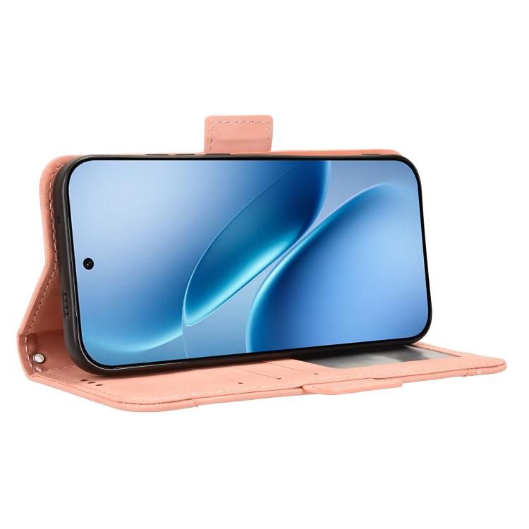 For vivo iQOO Z11 Turbo 5G / 15R 5G Skin Feel Calf Texture Card Slots Leather Phone Case