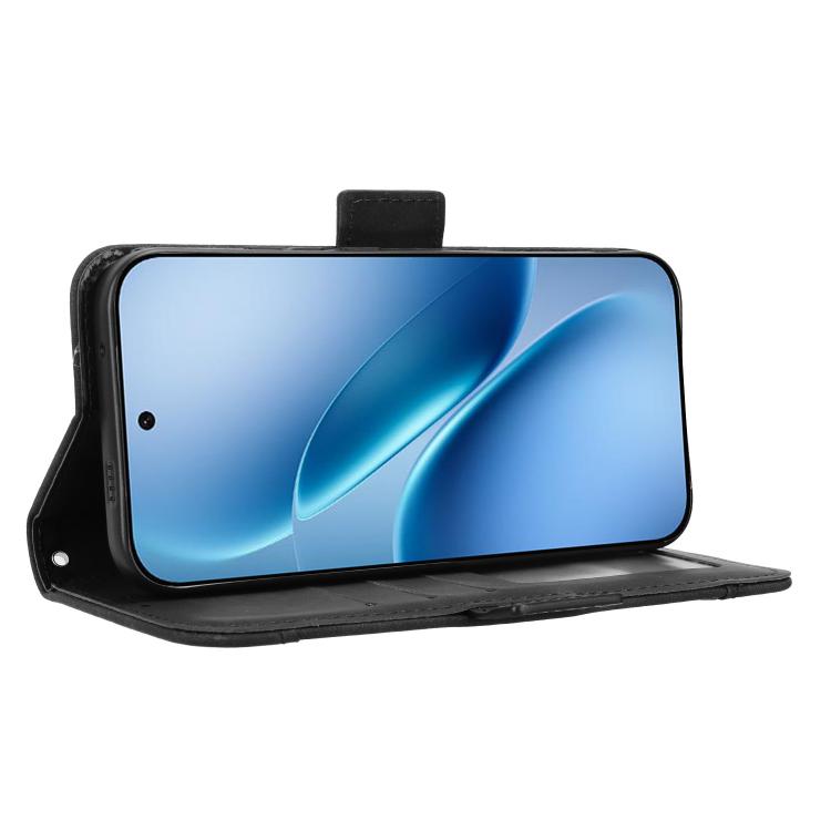 For vivo iQOO Z11 Turbo 5G / 15R 5G Skin Feel Calf Texture Card Slots Leather Phone Case