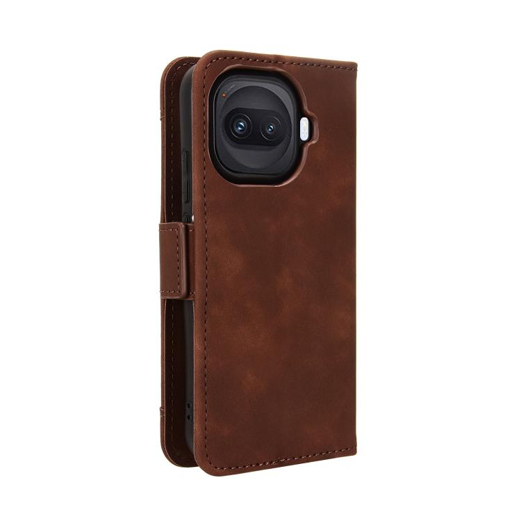 For vivo iQOO Z11 Turbo 5G / 15R 5G Skin Feel Calf Texture Card Slots Leather Phone Case