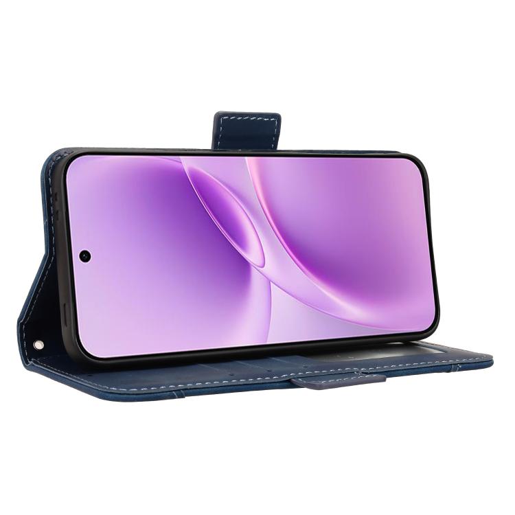 For vivo V70 FE 5G Skin Feel Calf Texture Card Slots Leather Phone Case