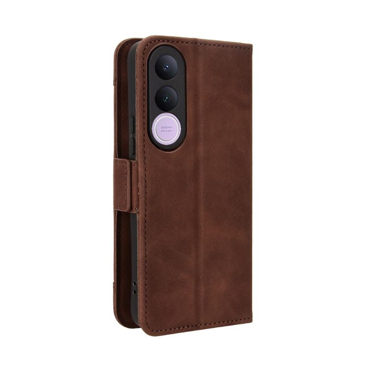 For vivo V70 FE 5G Skin Feel Calf Texture Card Slots Leather Phone Case