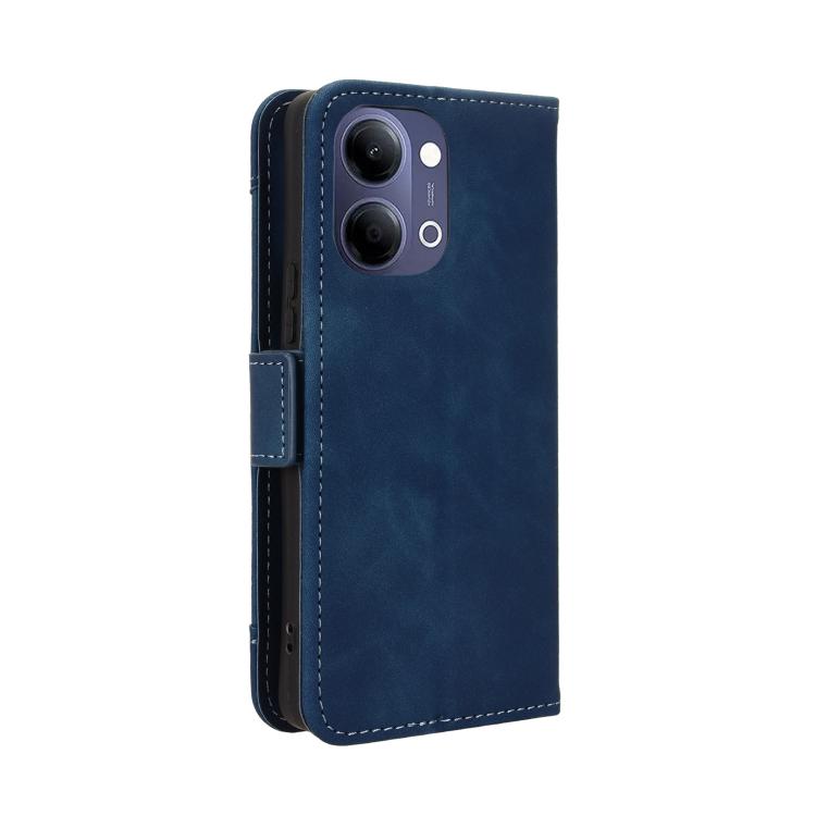 For vivo Y21 5G / Y05 4G Skin Feel Calf Texture Card Slots Leather Phone Case