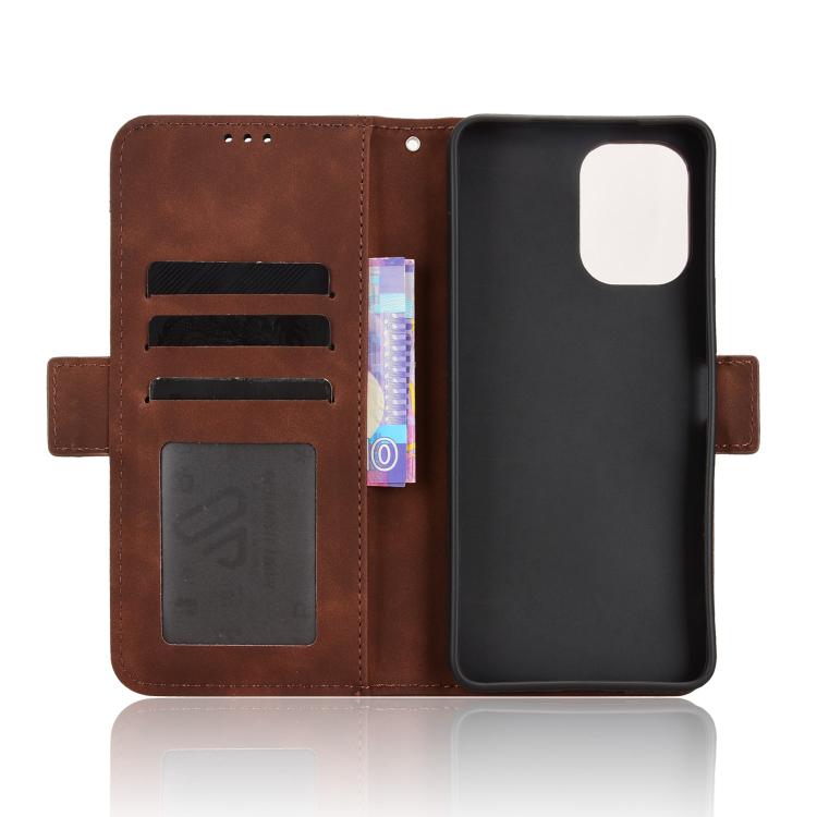For vivo Y21 5G / Y05 4G Skin Feel Calf Texture Card Slots Leather Phone Case