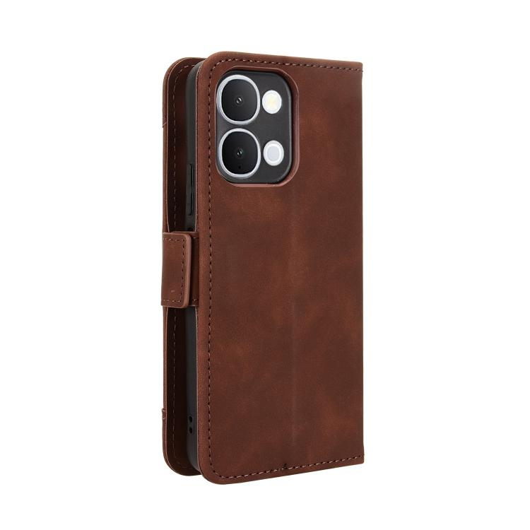 For vivo Y31d 4G / Y500i 5G Skin Feel Calf Texture Card Slots Leather Phone Case