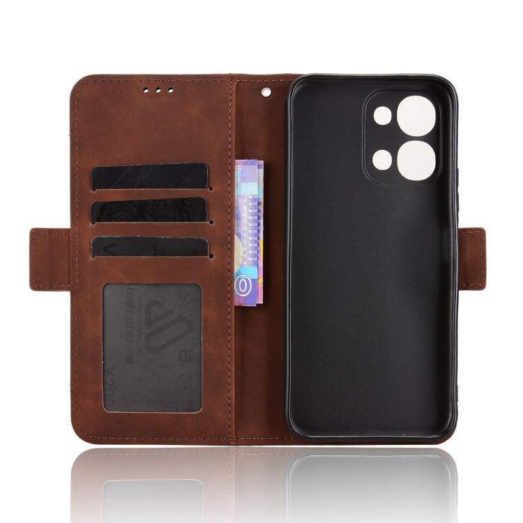 For vivo Y31d 4G / Y500i 5G Skin Feel Calf Texture Card Slots Leather Phone Case