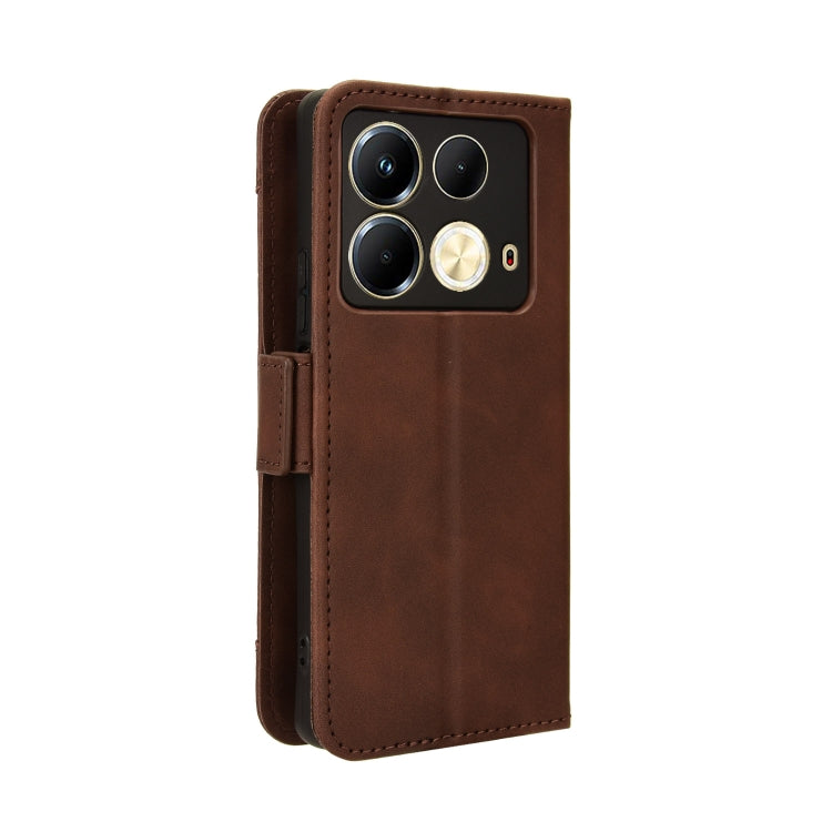 For Infinix Note 40 4G Skin Feel Calf Texture Card Slots Leather Phone Case