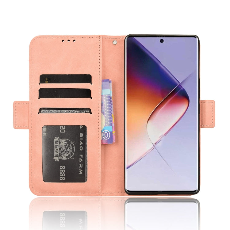 For Infinix Note 40 Pro 4G Skin Feel Calf Texture Card Slots Leather Phone Case