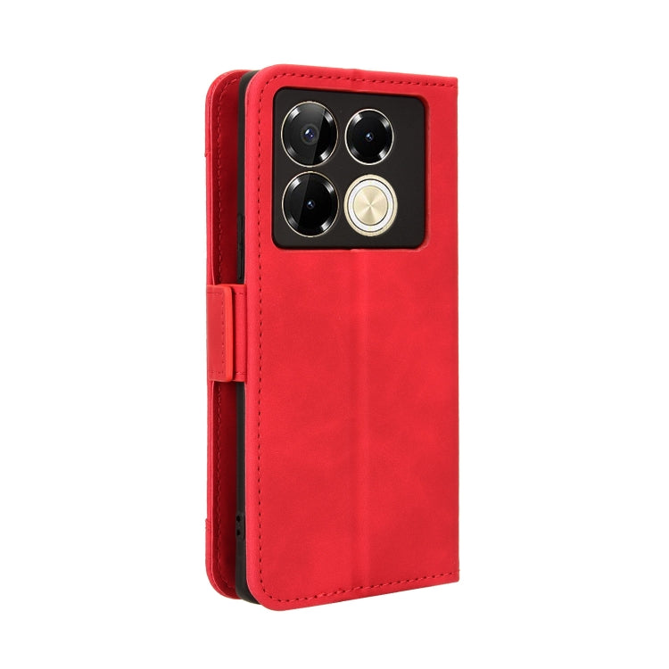 For Infinix Note 40 Pro 4G Skin Feel Calf Texture Card Slots Leather Phone Case