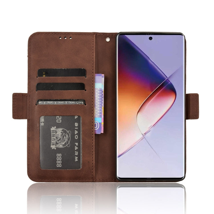 For Infinix Note 40 Pro 4G Skin Feel Calf Texture Card Slots Leather Phone Case