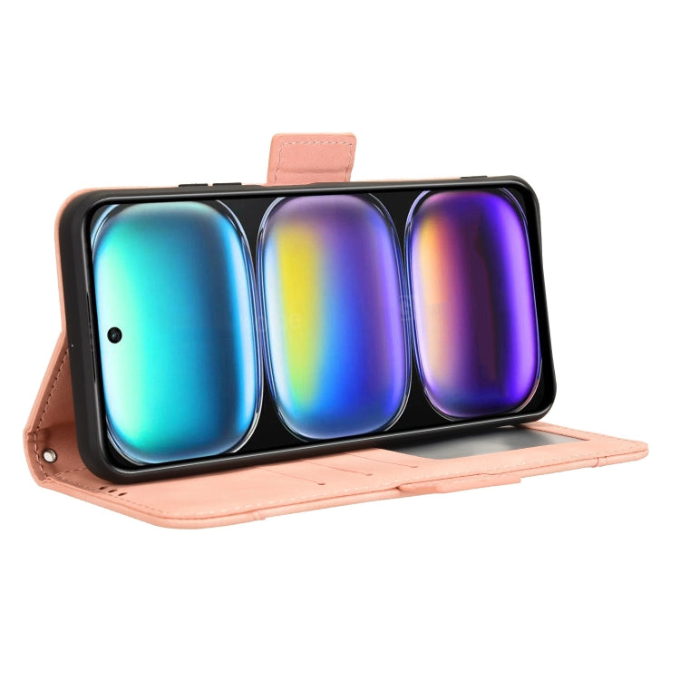 For Infinix Hot 50 5G Skin Feel Calf Texture Card Slots Leather Phone Case