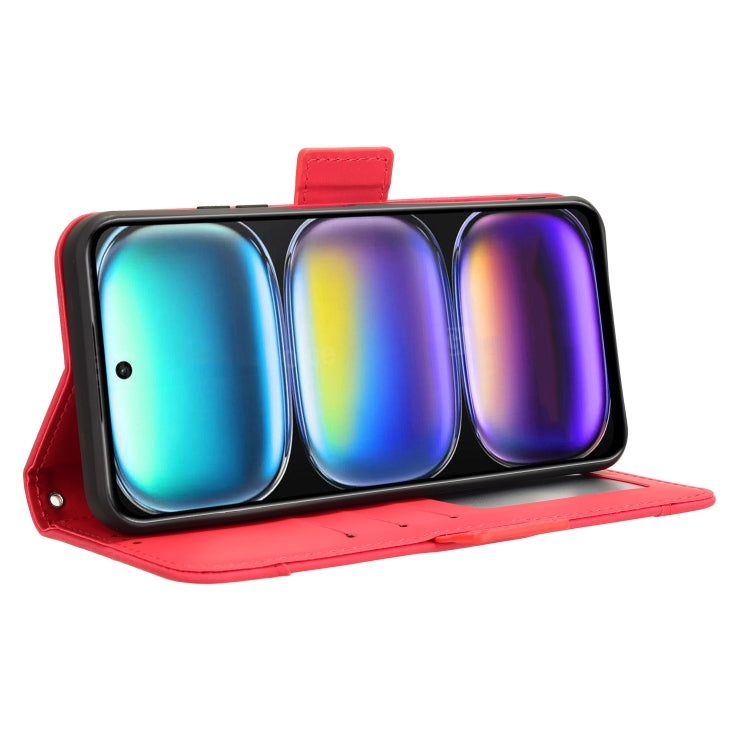For Infinix Hot 50 5G Skin Feel Calf Texture Card Slots Leather Phone Case