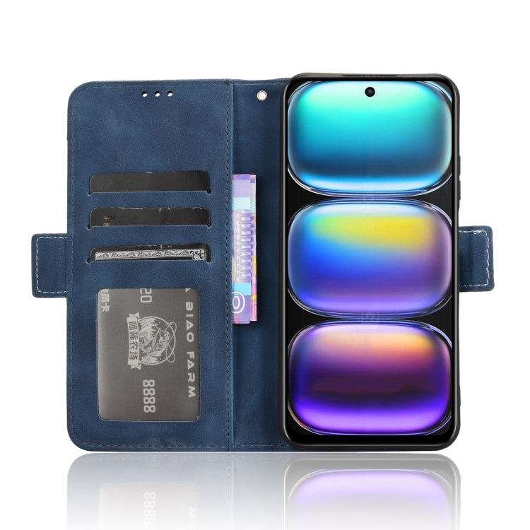 For Infinix Hot 50 5G Skin Feel Calf Texture Card Slots Leather Phone Case