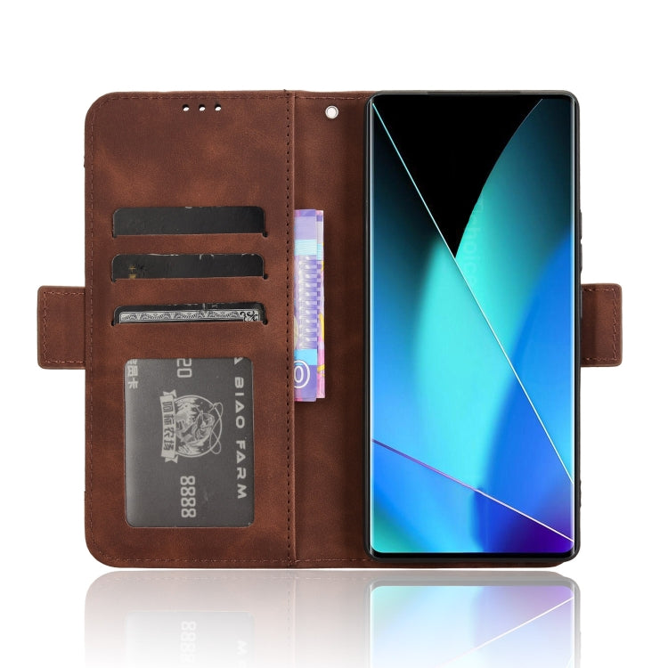 For Infinix Zero 40 4G Skin Feel Calf Texture Card Slots Leather Phone Case