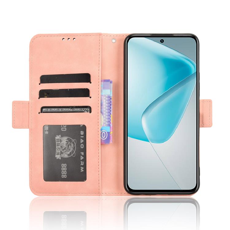 For Infinix Hot 50 Pro 4G Skin Feel Calf Texture Card Slots Leather Phone Case