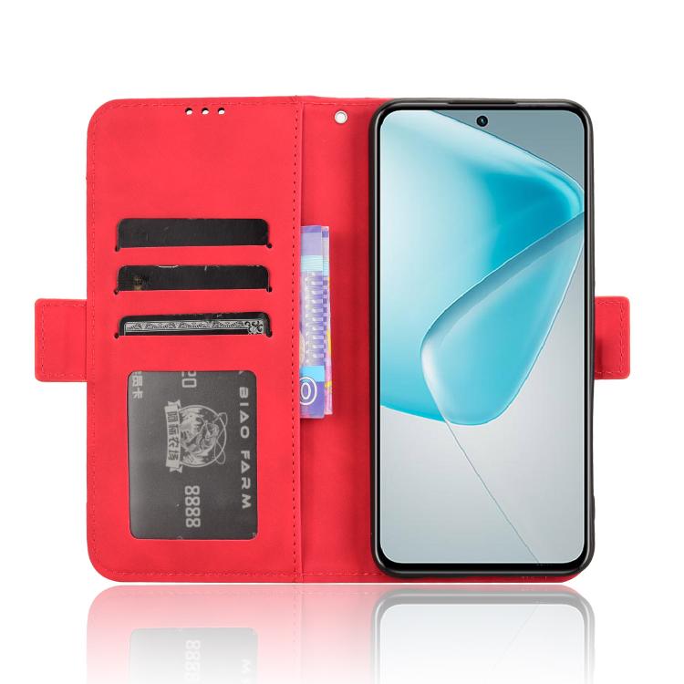For Infinix Hot 50 Pro 4G Skin Feel Calf Texture Card Slots Leather Phone Case