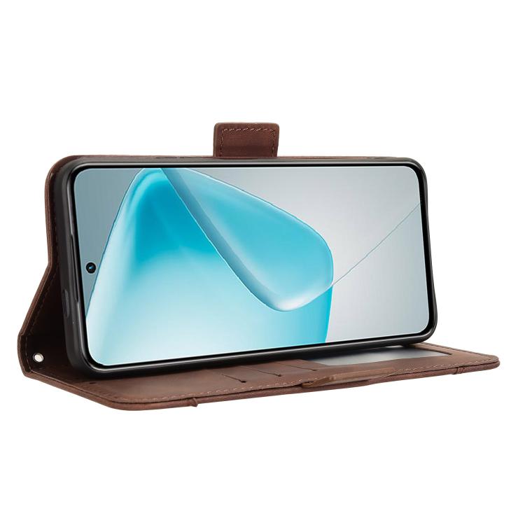 For Infinix Hot 50 Pro 4G Skin Feel Calf Texture Card Slots Leather Phone Case