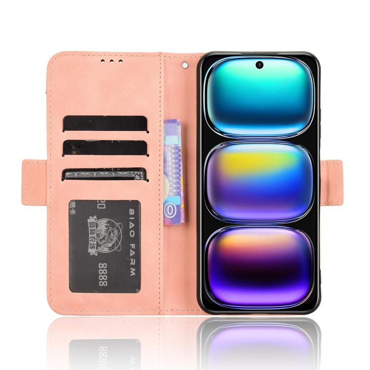 For Infinix Hot 50i 4G / Smart 9 4G Skin Feel Calf Texture Card Slots Leather Phone Case