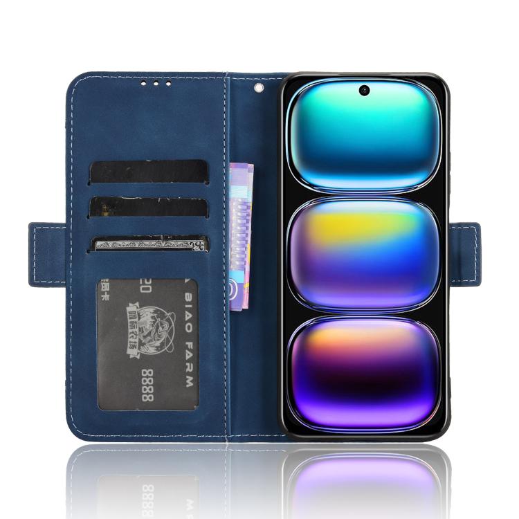 For Infinix Hot 50i 4G / Smart 9 4G Skin Feel Calf Texture Card Slots Leather Phone Case