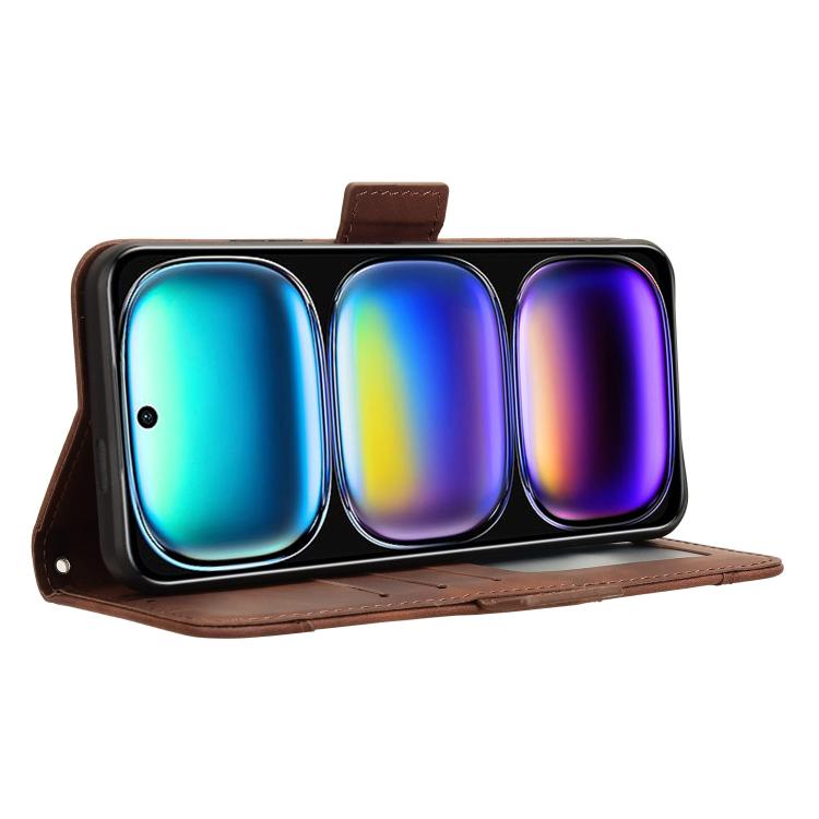For Infinix Hot 50i 4G / Smart 9 4G Skin Feel Calf Texture Card Slots Leather Phone Case