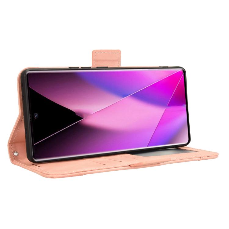 For Infinix Zero 40 5G Skin Feel Calf Texture Card Slots Leather Phone Case